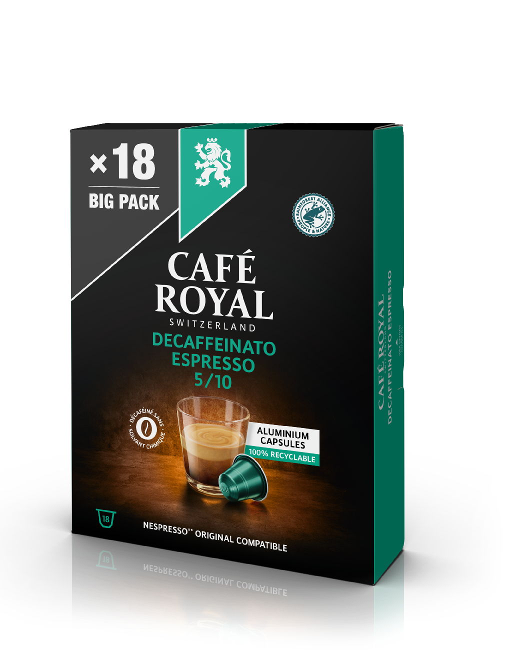 Café Royal Espresso Decaffeinato 18 Kapseln
